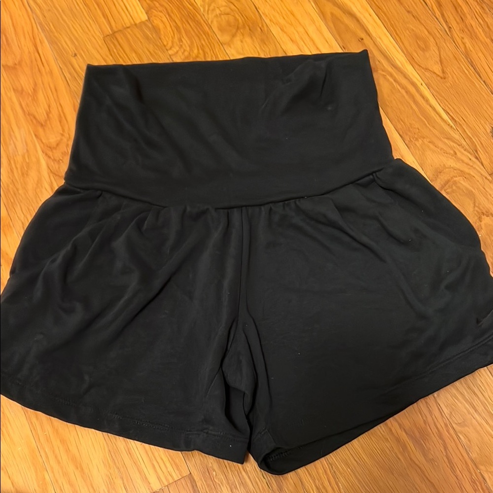 Nike Black Women's Foldover Shorts